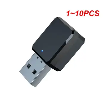 1 ~ 10ШТ Аудиоприемник 5.1 с двойным выходом AUX USB Стерео Автомобильный громкой связи Беспроводной адаптер Видеоприемник Аудио