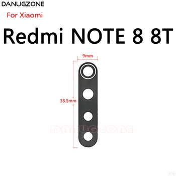 10 шт./лот для Xiaomi Redmi NOTE 8 Pro 8T задняя линза камеры заднего вида стеклянный объектив зеркало