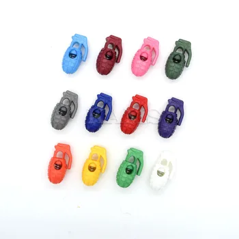 12 шт. Красочный пластиковый шнур в стиле гранаты, фиксатор для паракорда/шнурка для обуви