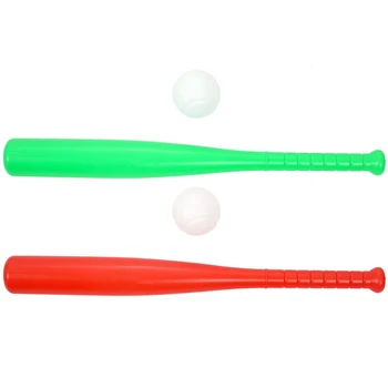 2 комплекта бейсбольной биты Souviner Спортивные игрушки Детские игрушки Бейсбольная бита Зеленый и красный