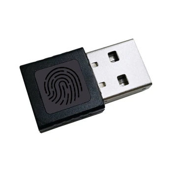2X Модуль считывания отпечатков пальцев Mini USB Устройство считывания отпечатков пальцев USB для Windows 10 11 Привет, биометрический ключ безопасности