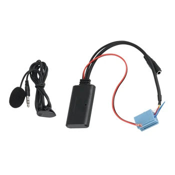 8Pin 5.0 Беспроводной вход AUX Аудиокабель Микрофон Адаптер без вызова для Benz Smart Fortwo 450 Радио MP3 Вспомогательный