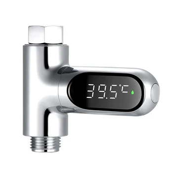 AT35 Термометр Для Водяной Ванны СВЕТОДИОДНЫЙ Цифровой Дисплей Температуры Душа 0-100 Градусов Цельсия Термометр Для Воды для Детской Ванны Дисплей Цельсия