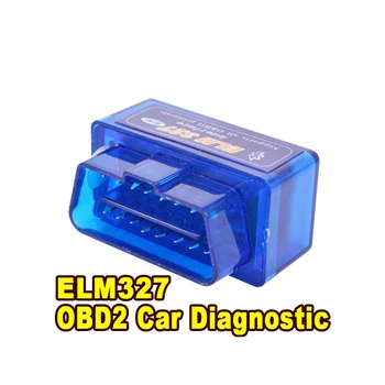 Bluetooth ELM327 Последней версии V2.1 Автоматический OBD Сканер Считыватель кода Инструмент Диагностики Автомобиля Super MINI ELM 327 Для Android