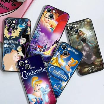 Disney Sleeping Beauty Для Apple iPhone 15 14 13 12 11 XS XR X 8 7 6 6S 5 5S Pro Max Plus Черный Чехол Для Телефона