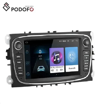 Podofo Android 10 Автомобильное видео радио Авторадио 7 