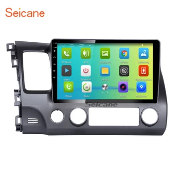 Seicane 10,1-дюймовый автомобильный радиоприемник Android 6.0, Bluetooth, WIFI, GPS-система для 2006 2007 2008 2009 2010 2011Honda Civic, мультимедийный плеер