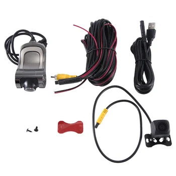 U6 Передние и Задние Двойные Записывающие Камеры HD Driving Recorder ADAS Reversing Visual Общие Автомобильные Принадлежности