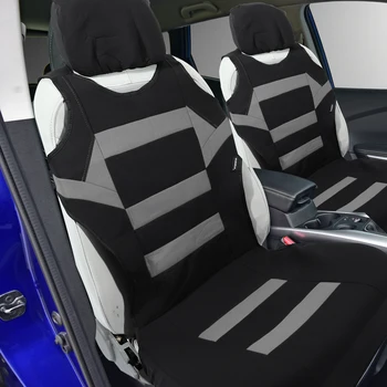 X Чехол для переднего автомобильного сиденья Autohaux Универсальные защитные чехлы для подушек сидений Серый - Упаковка из 2 штук