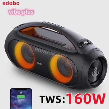 Xdobo Vibe Plus 80 Вт Высокомощный Bluetooth Динамик Портативный На Открытом Воздухе Водонепроницаемый Беспроводной Сабвуфер 360 Стерео Объемного Звучания Caixa De Som