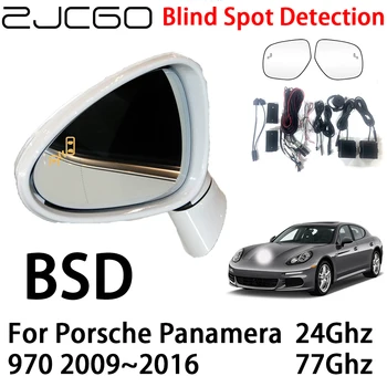 ZJCGO Автомобильная BSD Радарная Система Предупреждения Об Обнаружении Слепых Зон Предупреждение О Безопасности Вождения для Porsche Panamera 970 2009 ~ 2016
