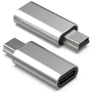 Адаптер Mini USB-Type C с 5-контактным разъемом Mini USB-Female USB Type C для передачи данных для MP3-камеры и ПК Conventer