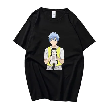 Баскетбольные Рубашки Kuroko's для женщин, Милая Одежда С персонажами Аниме, Летняя Повседневная Уличная одежда Большого размера С короткими рукавами