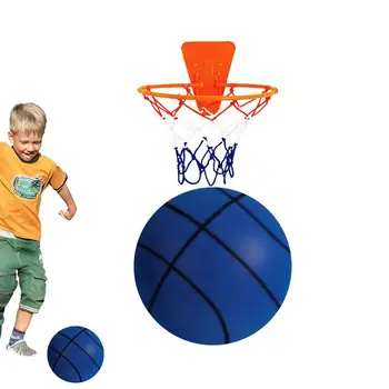 Бесшумный баскетбольный мяч Размер 7 Тренировочный мяч с бесшумным мячом Мягкий баскетбольный мяч высокой плотности Тренировочный мяч с бесшумным баскетбольным пенопластом для