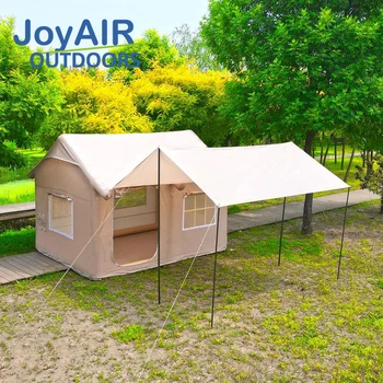 Высококачественная воздушная трубка из ткани Оксфорд, палатка-колокольчик, надувной туристический дом, палатка для кемпинга, переносная надувная палатка для дома