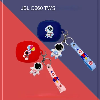 Для JBL C260 TWS Чехол Мультяшный Нескользящий Силиконовый Чехол Для Беспроводных наушников Bluetooth для jbl C260 Astronaut Protect case fudnas