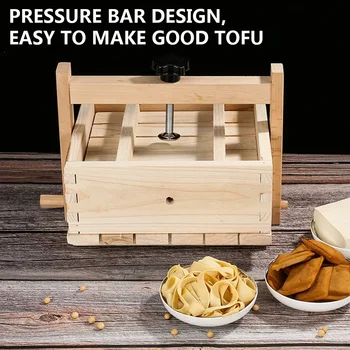 Домашняя машина для приготовления сыра из тофу и машина для прессования ткани с тремя сырными салфетками Для изготовления рамки для формы для тофу