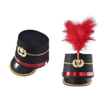 Европейская Защитная Шляпа для взрослых Halloween Drum Majors Performance Hat