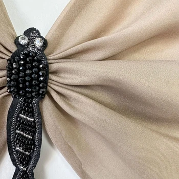 Женская брошь-бабочка в виде 3D-цветка JK, предварительно завязанный съемный галстук, аксессуар для униформы