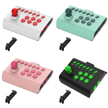 Игровой джойстик BT Проводное соединение Аркадная консоль Боевой контроллер для Switchs Плата игрового контроллера
