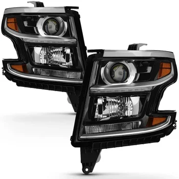 Лампы автомобильных фар Головной фонарь Автомобильные фары для Tahoe SUBURBAN 2015-2019