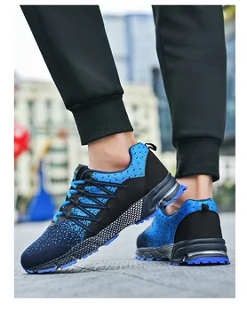 Мужская обувь Дышащие мужские кроссовки Модная удобная повседневная обувь Tenis Спортивные кроссовки Для бега Новая обувь для попкорна