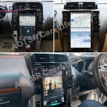 Мультимедийный стереопроигрыватель Android с вертикальным экраном для Toyota Land Cruiser Prado 150 2010 2011 2012 2013 Головное устройство приемника Navi