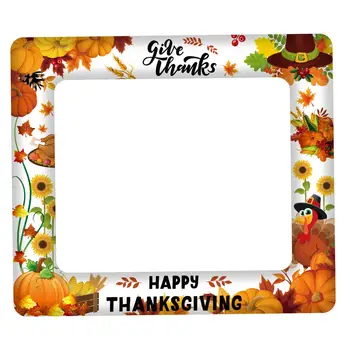 Надувная фоторамка на День благодарения, реквизит для фотосъемки, надувная рамка для селфи в пользу семьи, праздничные принадлежности на День Благодарения