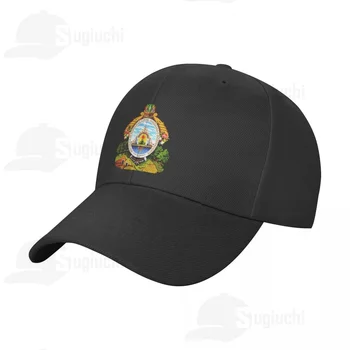 Национальная Эмблема Гондураса Герб Солнце Бейсболка Папа Шляпы Регулируемые Для Мужчин Женщин Унисекс Крутая Уличная Шляпа