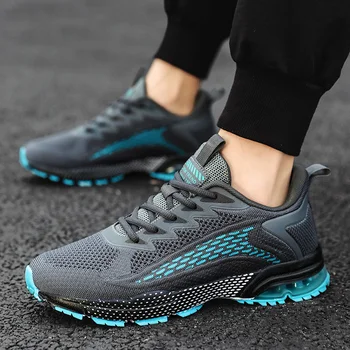 Новые кроссовки для бега, мужские дышащие кроссовки для бега, Размер 39-46, Удобная обувь для ходьбы, мужские нескользящие кроссовки для ходьбы.