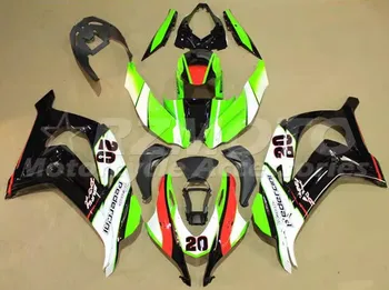 Новый комплект Обтекателей для мотоциклов ABS, Пригодный для KAWASAKI ZX-10R ZX10R 2016 2017 2018 2019 16 17 18 19 Комплект кузова Красный Зеленый