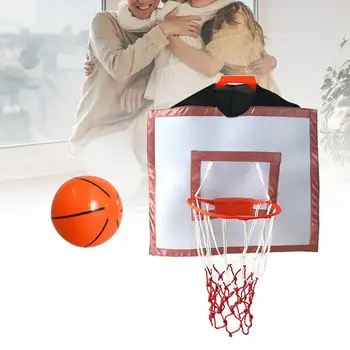 Носимое Баскетбольное Кольцо Баскетбольная Сетка для Семейных Занятий в Детском Саду