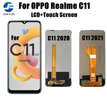Оригинальный ЖК-дисплей C11 Для OPPO Realme C11 2020 LCD RMX2185 Дисплей С Сенсорным Экраном и Цифровым Преобразователем В Сборе Для Realme C11 2021 LCD RMX3231