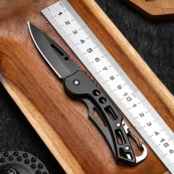 Открытый Складной Нож Из Нержавеющей Стали EDC Портативный Брелок-Нож Многофункциональный Карманный Нож Для Разворачивания Инструмента Экспресс-Доставки
