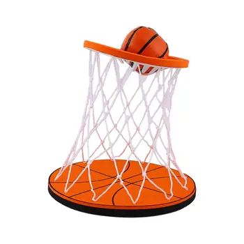 Потолочное Мини-баскетбольное кольцо для помещений, Развивающая игрушка, Спортивная игра, Интерактивная игрушка для домашней стены, Игровая комната для любителей спорта для детей