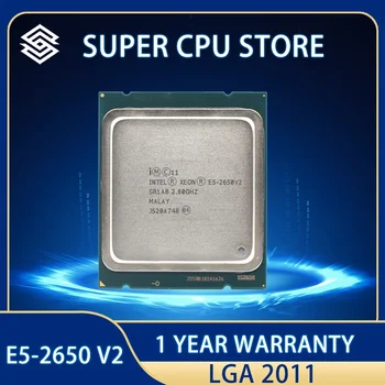 Процессор Intel Xeon E5 2650 V2 CPU Процессор 8 CORE 2.6GHz 20M 95W SR1A8 E5 2650V2 поддерживает материнскую плату X79 LGA 2011
