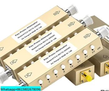 Регулируемый Радиочастотный Аттенюатор сигнала типа SMA / N с регулируемым шагом 0-90 дБ /Ключевой Регулируемый Аттенюатор