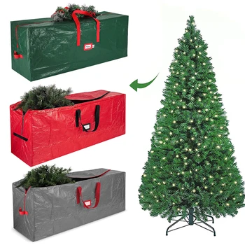 Сумки для хранения Рождественской елки, сумки-органайзеры, Водонепроницаемая сумка для хранения Рождественской елки, Устойчивая к насекомым, Рождественская сумка для хранения пыли