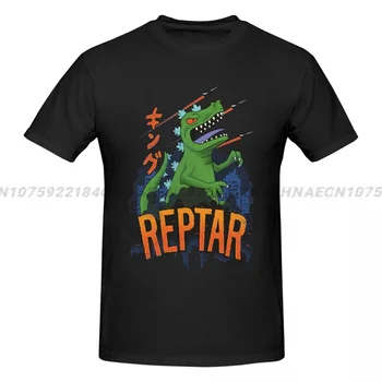 Топ царя продажи динозавров Godzillaed трансформации принтом повседневная свободная футболка Харадзюку мужская футболка