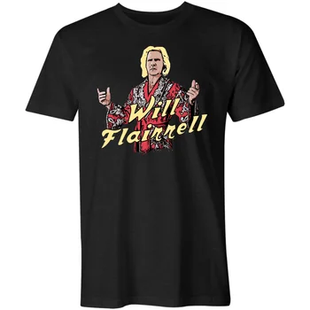 Уилл Флэррелл - футболка Ric Flair + Will Ferrell Mashup