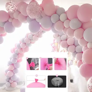 Универсальные пластиковые шарики для моделирования Цепочки из воздушных шаров длиной 5 м, принадлежности для свадебного украшения, инструмент для галстука, вечеринка по случаю дня рождения